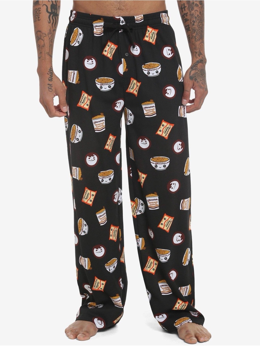 NWOT Hot Topic Maruchan Top Ramen Print Lounge Pants size Large